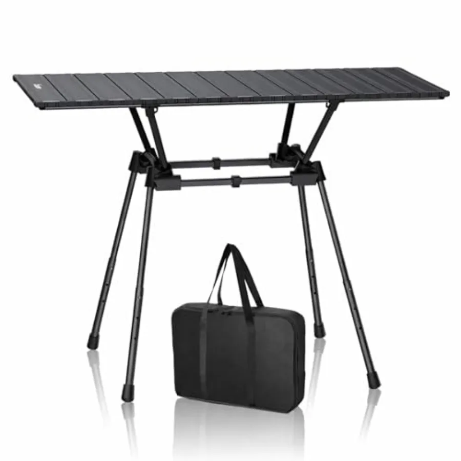 3ft Roll Up Camping Table Max 27.5" 4 Adjustable Heights Aluminum Camping Table Foldable Waterproof with Carrying Bag Lightweig
3ft Roll Up Camping Table Max 27.5" 4 Adjustable Heights Aluminum Camping Table Foldable Waterproof with Carrying Bag Lightweig