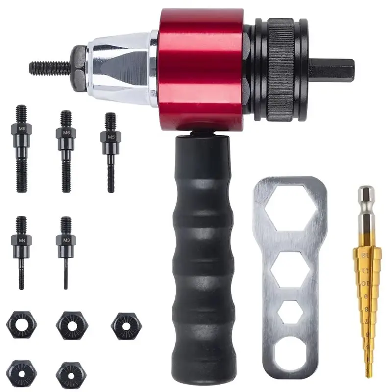 M3 M5 M6 M8 Riveting Machine Electric Rivetgun Adapter
M3 M5 M6 M8 Riveting Machine Electric Rivetgun Adapter