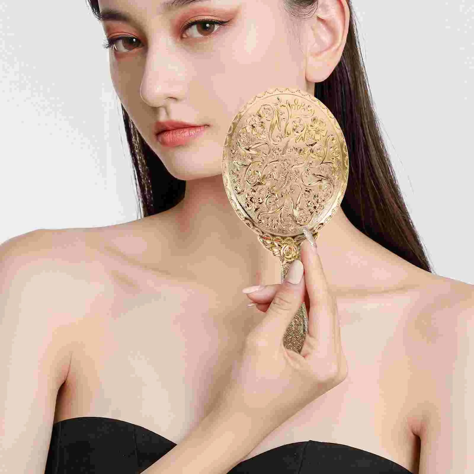 Vintage Vanity Mirror Travel Magnifying Glasses for Women Handheld Makeup Favor Portable
Vintage Vanity Mirror Travel Magnifying Glasses for Women Handheld Makeup Favor Portable