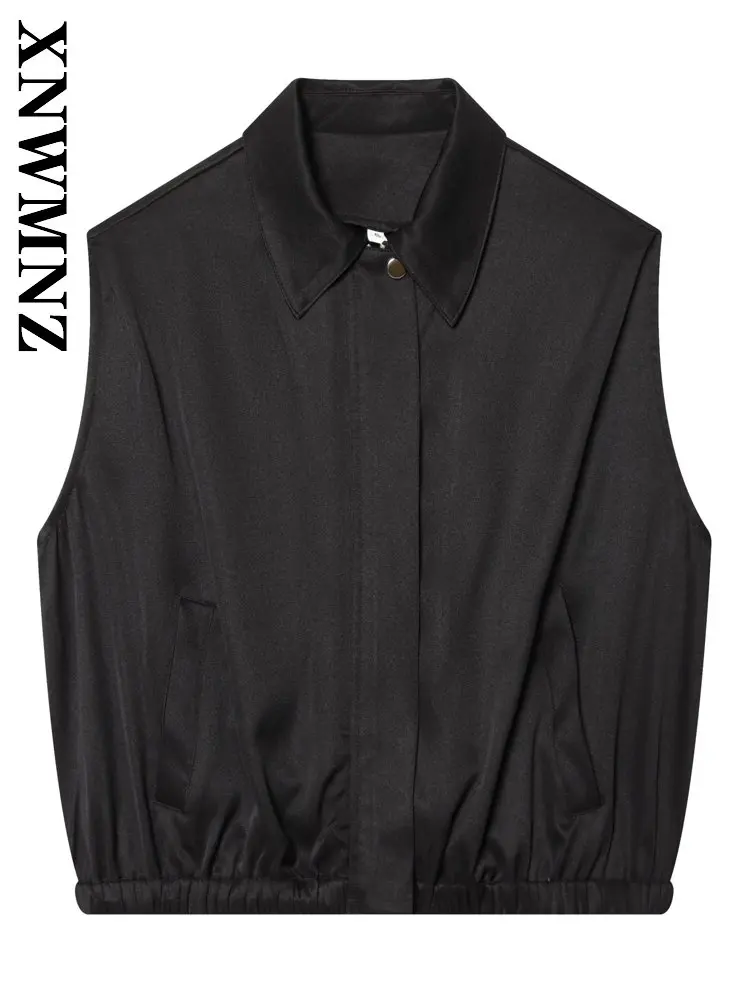 XNWMNZ 2026 Summer Woman's Commuting Casual Sleeveless Turn-down Collar Vest Simple Fashion Lady Holiday Thin Slim Top zipper
XNWMNZ 2026 Summer Woman's Commuting Casual Sleeveless Turn-down Collar Vest Simple Fashion Lady Holiday Thin Slim Top zipper