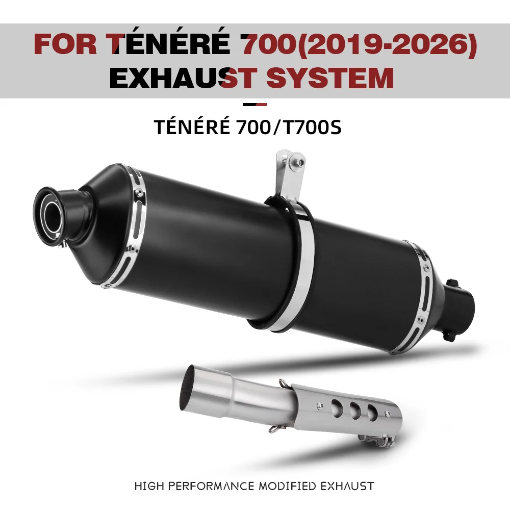 For T700s Tenere 700 2019-2026 Motorcycle Exhaust Muffler Slip-On mid Link Pipe Escape
For T700s Tenere 700 2019-2026 Motorcycle Exhaust Muffler Slip-On mid Link Pipe Escape