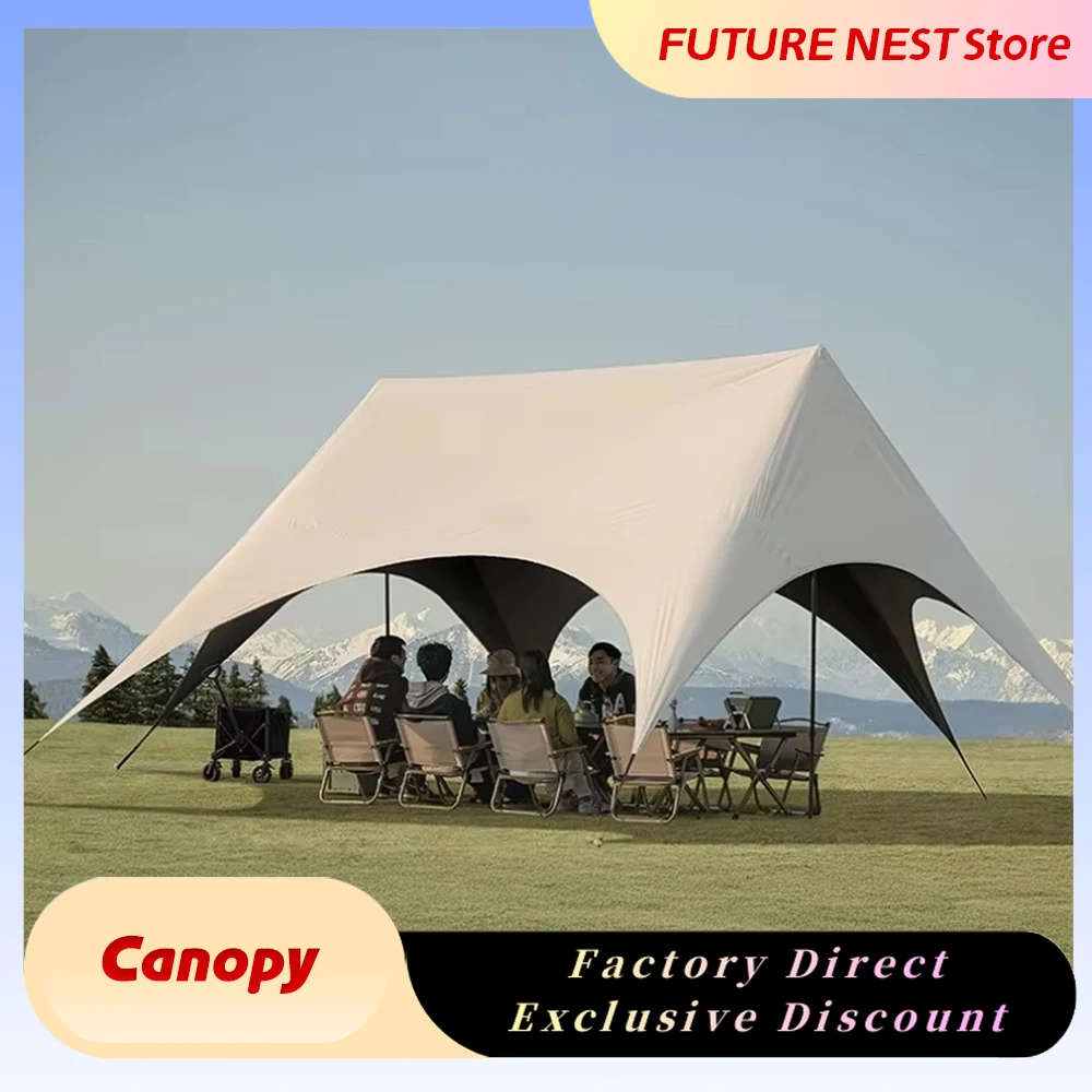 Outdoor Shade Tent Outdoor Camping Canopy Gazebo Hexagonal Rainproof Shelter Foldable Quick-opening Windproof Butterfly Picnic
Outdoor Shade Tent Outdoor Camping Canopy Gazebo Hexagonal Rainproof Shelter Foldable Quick-opening Windproof Butterfly Picnic