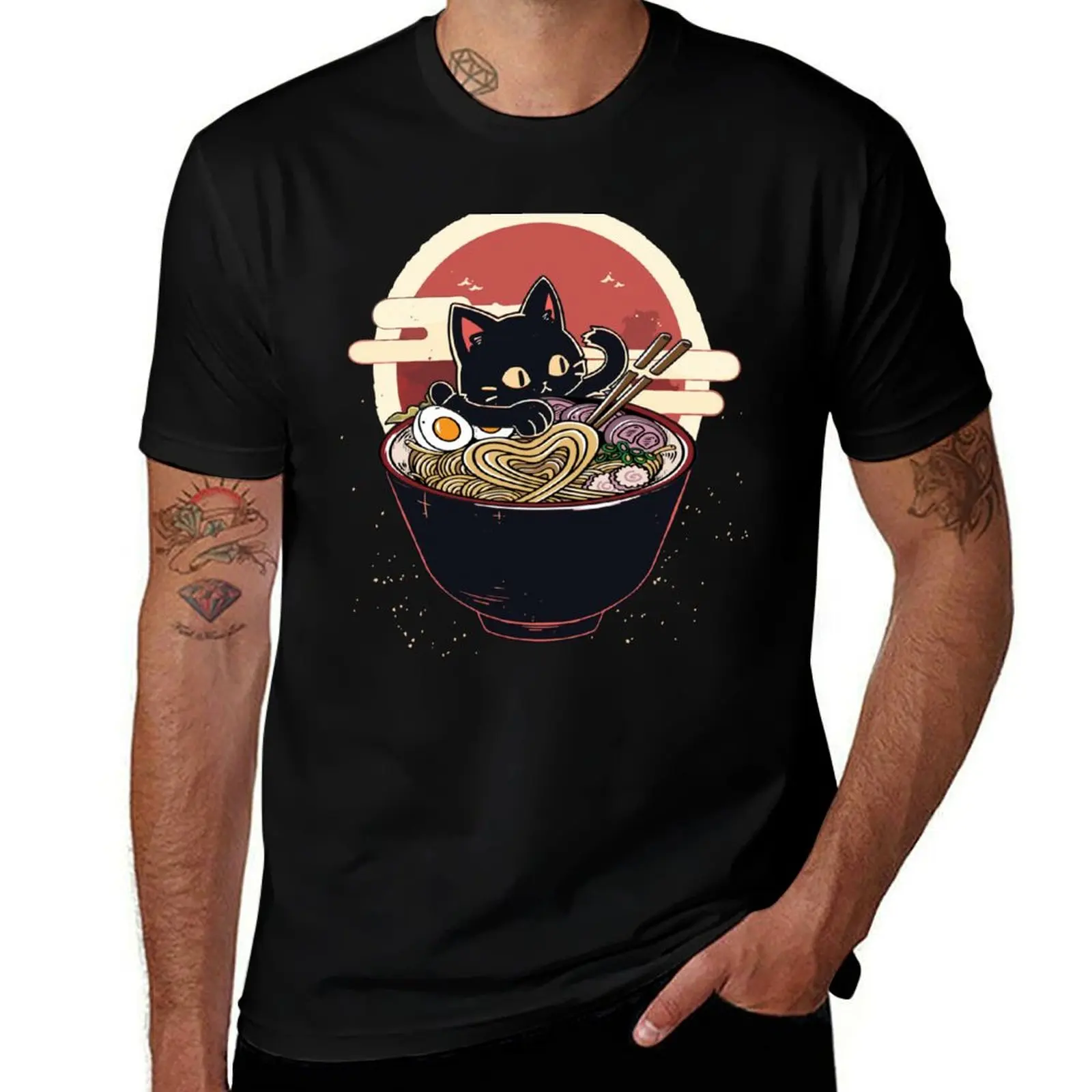 Retro Japanese Kawaii Anime Ramen Men Kids Women Cat Ramen T-Shirt blue lock T-shirts oversize clothing for men
Retro Japanese Kawaii Anime Ramen Men Kids Women Cat Ramen T-Shirt blue lock T-shirts oversize clothing for men