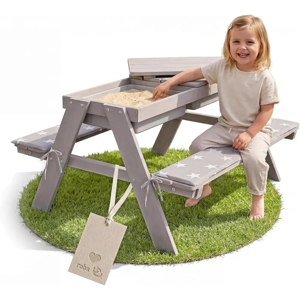 Durable Wooden Kids Seat Set with Play Tubs, Seat Cushions, and Mud Table
Durable Wooden Kids Seat Set with Play Tubs, Seat Cushions, and Mud Table
