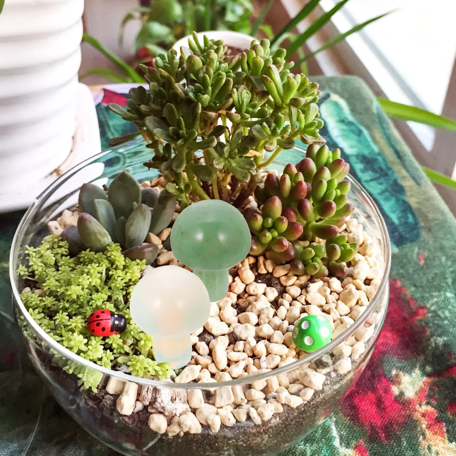 8pcs Crystal Mushroom Decoration Natural Stone Fish Tank Decor Durable Non Fading Excellent Workmanship Small Size Desktop
8pcs Crystal Mushroom Decoration Natural Stone Fish Tank Decor Durable Non Fading Excellent Workmanship Small Size Desktop
