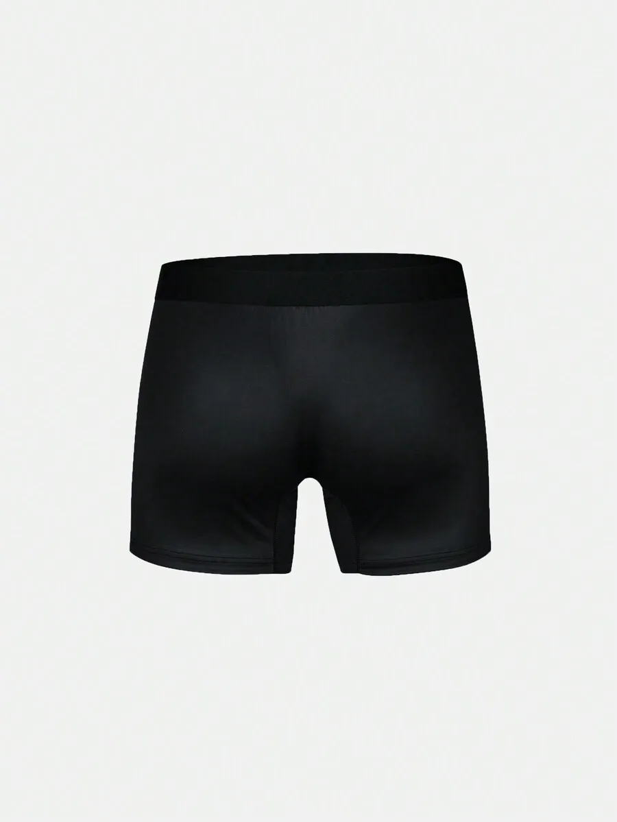 Mens Black Solid Boxer Briefs Comfortable Stretch Underwear
Mens Black Solid Boxer Briefs Comfortable Stretch Underwear