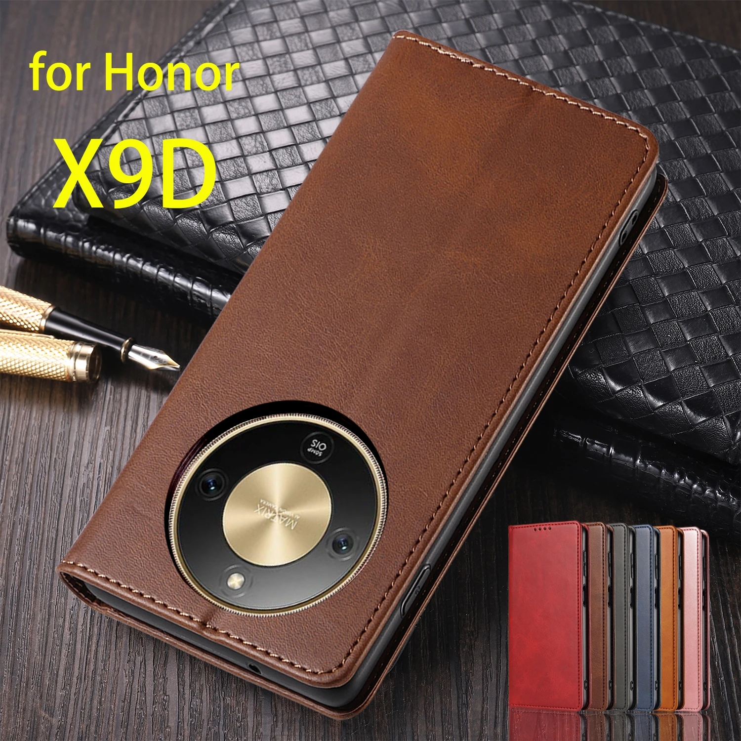 Leather Case for Huawei Honor X9D Flip Case Card Holder Holster Magnetic Attraction Cover Wallet Case Capa Fundas Coque
Leather Case for Huawei Honor X9D Flip Case Card Holder Holster Magnetic Attraction Cover Wallet Case Capa Fundas Coque