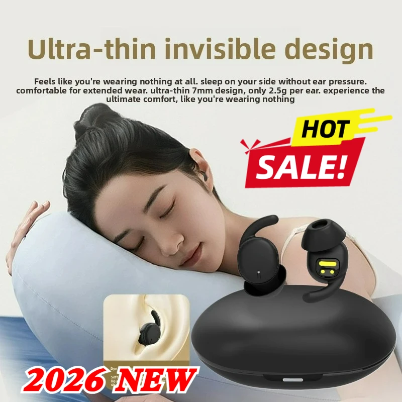 2026 Sleep Headphones Side Sleeping Without Pressure Earphone Noise Cancellation Waterproof in-Ear Wireless Bluetooth
2026 Sleep Headphones Side Sleeping Without Pressure Earphone Noise Cancellation Waterproof in-Ear Wireless Bluetooth