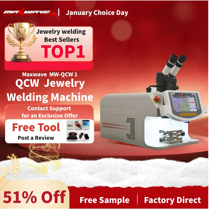 Portable QCW Jewelry Laser Welding Machine, 1200W for Gold Silver Platinum Repair, Benchtop Spot Welder
Portable QCW Jewelry Laser Welding Machine, 1200W for Gold Silver Platinum Repair, Benchtop Spot Welder