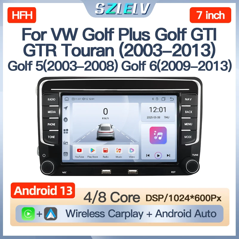 Car Radio Android Multimedia Player For VW Volkswagen Plus Golf 5 6 GTI GTR Touran Navigation Carplay Auto GPS Autoradio Player
Car Radio Android Multimedia Player For VW Volkswagen Plus Golf 5 6 GTI GTR Touran Navigation Carplay Auto GPS Autoradio Player