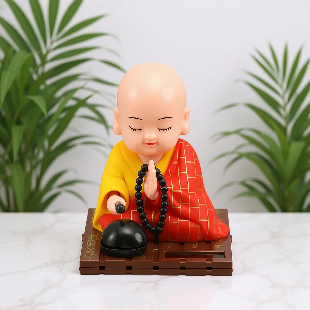 1pc Solar Powered Bobblehead Monk For Car Dashboard Home Decor Solar Bobblehead Figures Dashboard Decoration
1pc Solar Powered Bobblehead Monk For Car Dashboard Home Decor Solar Bobblehead Figures Dashboard Decoration