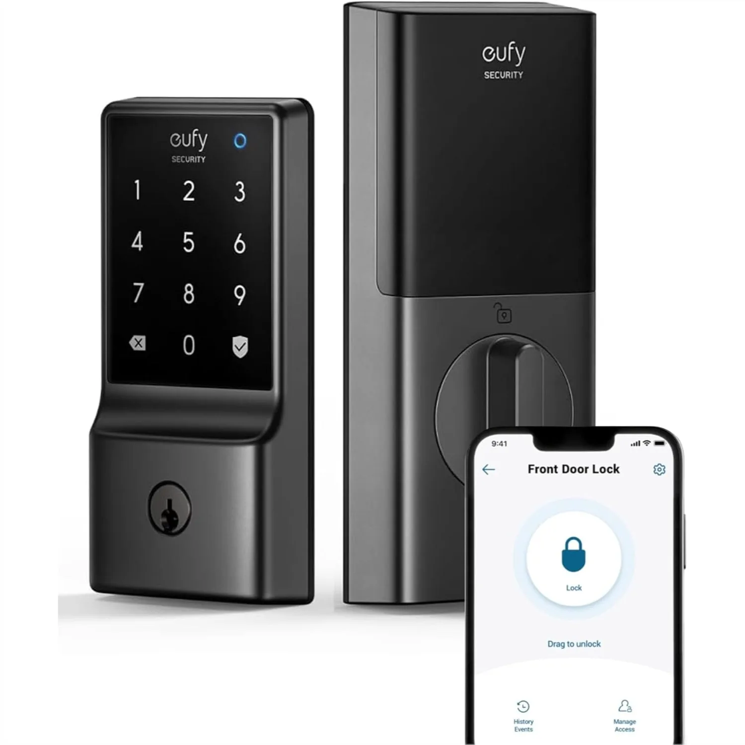 Smart Lock C210 Keyless Entry Door Lock, Built-in WiFi Deadbolt, No Bridge Required, Touchscreen Keypad, Easy Installation
Smart Lock C210 Keyless Entry Door Lock, Built-in WiFi Deadbolt, No Bridge Required, Touchscreen Keypad, Easy Installation