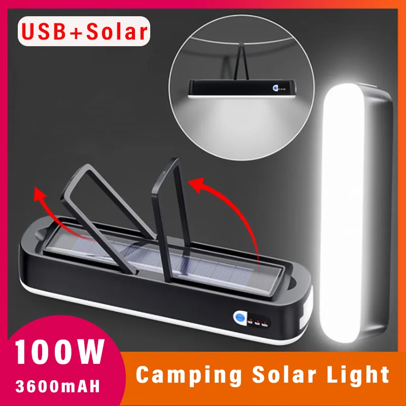 100W Solar LED Camping Light USB Rechargeable Bulb For Outdoor Tent Lamp Portable Lanterns Emergency Lights For BBQ Hiking
100W Solar LED Camping Light USB Rechargeable Bulb For Outdoor Tent Lamp Portable Lanterns Emergency Lights For BBQ Hiking