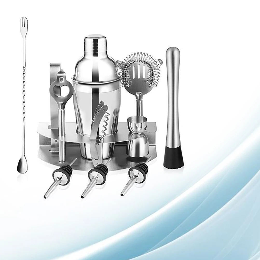 12PCS Stainless Steel Cocktail Shaker Drink Mixer Kit Bartender Tools Set Blender Drinks High Performance Non Rust Long Life Bar
12PCS Stainless Steel Cocktail Shaker Drink Mixer Kit Bartender Tools Set Blender Drinks High Performance Non Rust Long Life Bar
