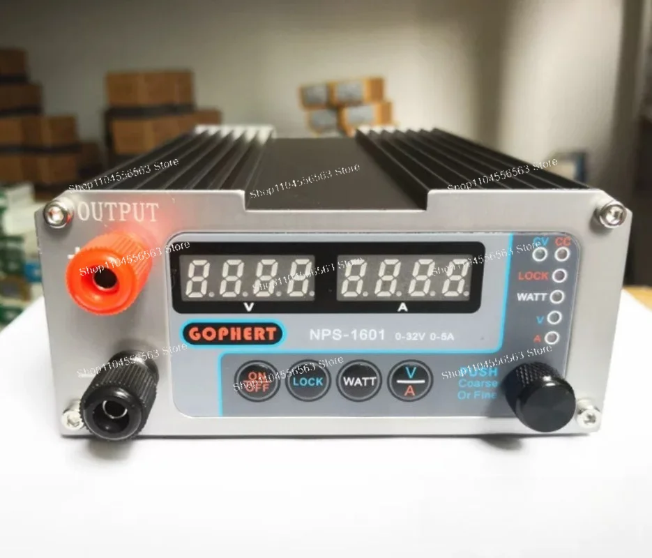 NPS-1601 32V 5A 16V 10A 60V 3A Mini Lab DC Power Supply WATT Lock Function Adjustable Switching Source
NPS-1601 32V 5A 16V 10A 60V 3A Mini Lab DC Power Supply WATT Lock Function Adjustable Switching Source