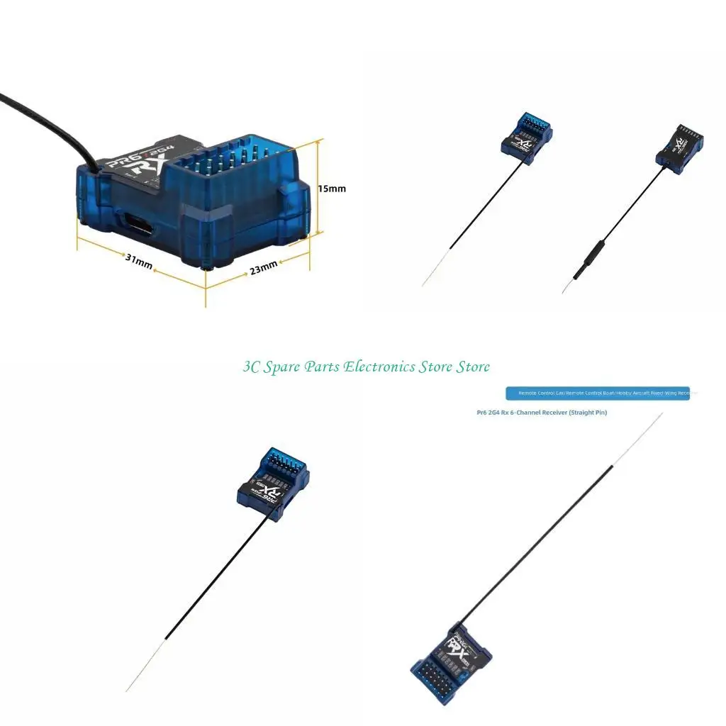 SZ Compactly 2.4G PR6 RX Radio Receiver For UAV And Remote Planes High Performances
SZ Compactly 2.4G PR6 RX Radio Receiver For UAV And Remote Planes High Performances