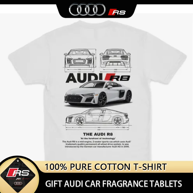 Мужская футболка Audi r8, черно-белая уличная одежда с плоским принтом в автомобиле, повседневная летняя хлопковая модная футболка 2025, футболка высокого качества
Мужская футболка Audi r8, черно-белая уличная одежда с плоским принтом в автомобиле, повседневная летняя хлопковая модная футболка 2025, футболка высокого качества