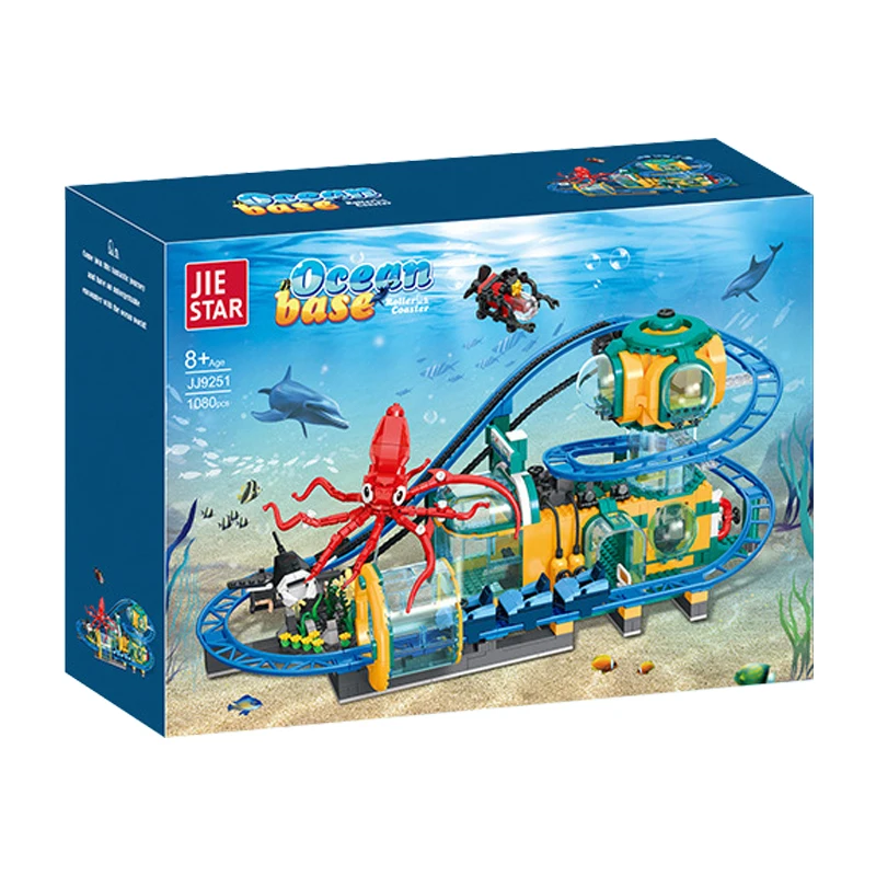 IN STOCK JJ9251 MOC Technical Electric Track Ocean Base Roller Coaster Building Blocks Bricks Toys for Boys Christmas Gift Set
IN STOCK JJ9251 MOC Technical Electric Track Ocean Base Roller Coaster Building Blocks Bricks Toys for Boys Christmas Gift Set