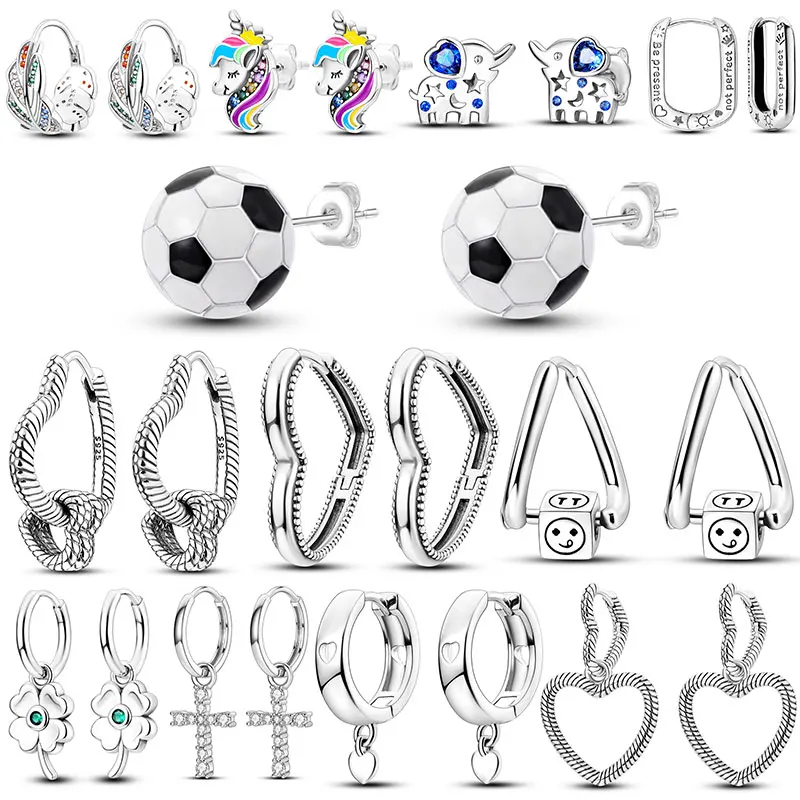 2022 Sterling Silver 925 Rainbow Unicorn Symmetry Stud Earrings For Women Making Jewelry Gift Wedding Party Engagement
2022 Sterling Silver 925 Rainbow Unicorn Symmetry Stud Earrings For Women Making Jewelry Gift Wedding Party Engagement