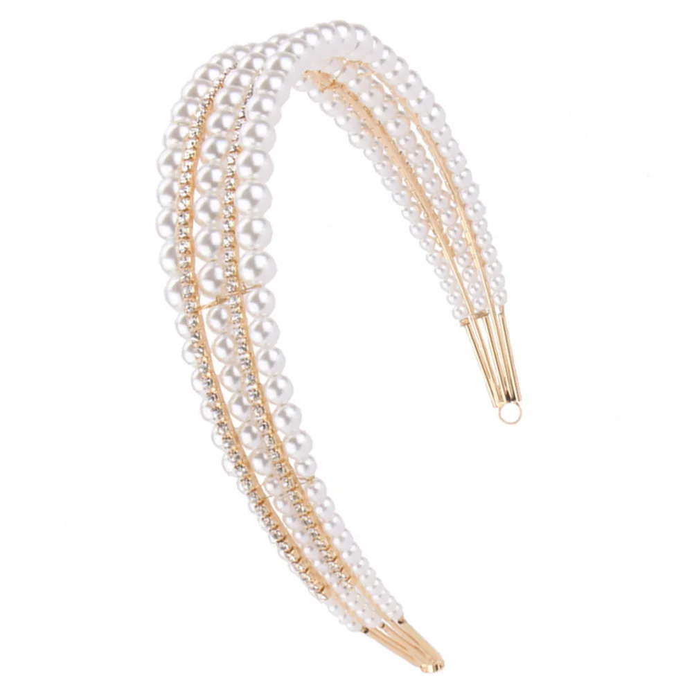 Pearl Hairband Delicate Headdress Fashion Woman Hoops Vintage Wedding Bridal Girl Headpiece Accessories
Pearl Hairband Delicate Headdress Fashion Woman Hoops Vintage Wedding Bridal Girl Headpiece Accessories