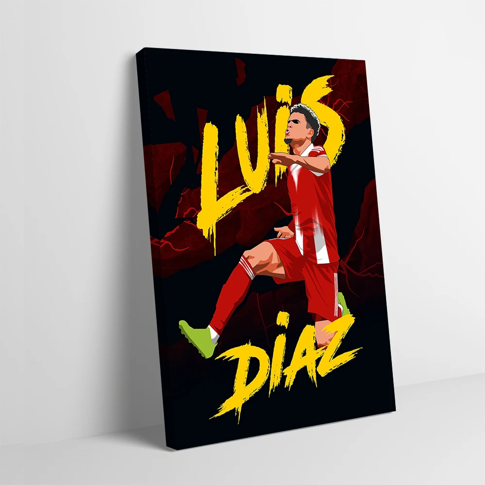 Luis Diaz Soccer Player Illustration Printing Poster Customizable Pictures Wall Art Canvas Painting Gift for Decoration Gaming
Luis Diaz Soccer Player Illustration Printing Poster Customizable Pictures Wall Art Canvas Painting Gift for Decoration Gaming