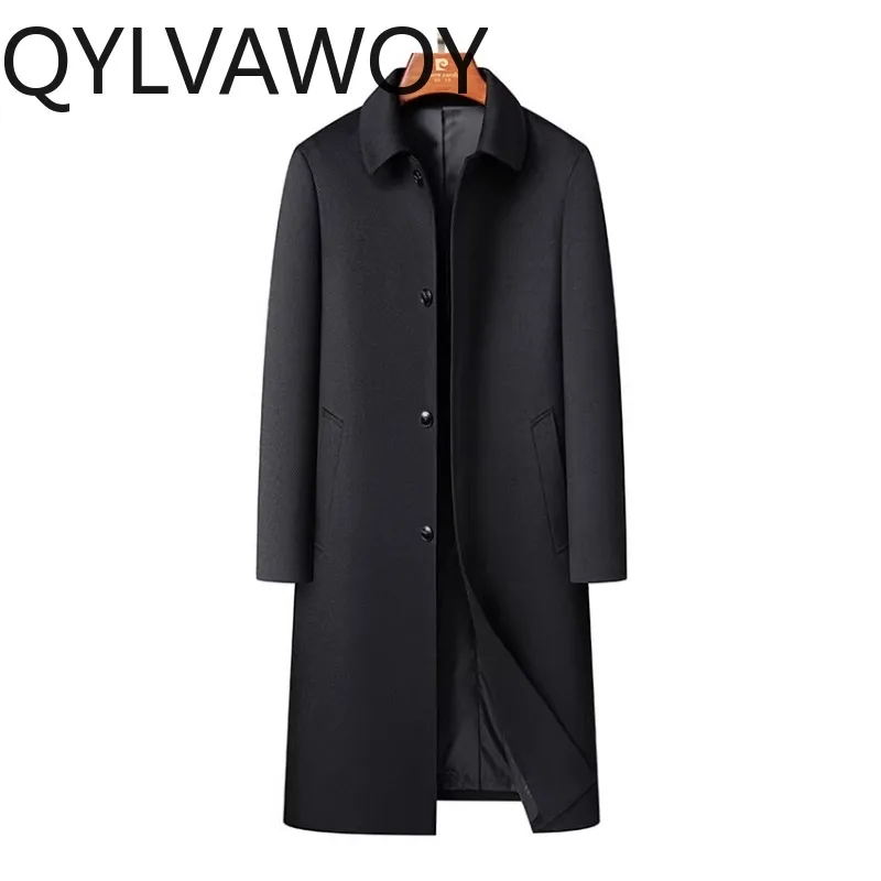 QYLVAWOY 80%Sheep Wool Man Jacket Long Style Men's Wool and Trench Coats Cashmere Jackets Spring Autumn Man Clothes High-quality
QYLVAWOY 80%Sheep Wool Man Jacket Long Style Men's Wool and Trench Coats Cashmere Jackets Spring Autumn Man Clothes High-quality