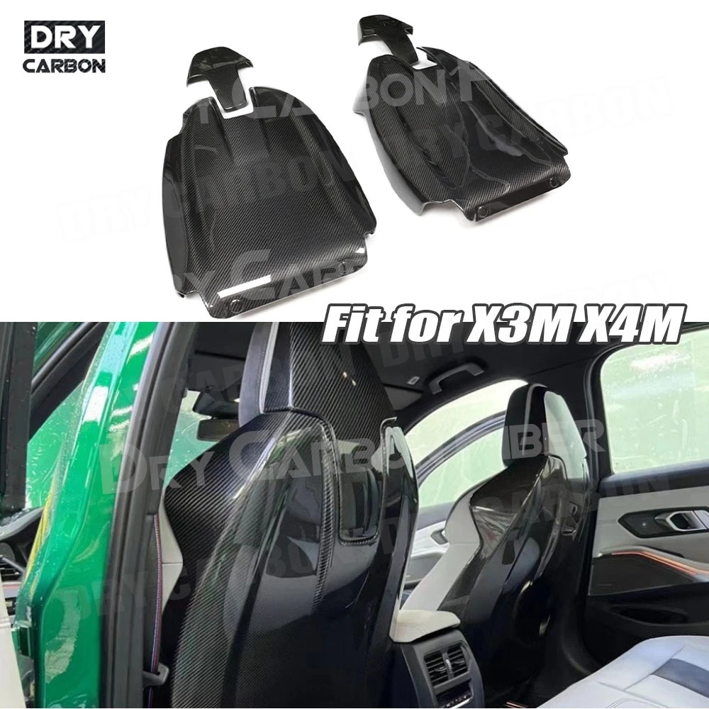 Dry Carbon Fiber Car Interior Seat Back Covers Trims For BMW G80 M3 G82 G83 M4 G87 M2 X3M X4M 2021+ Seat Back Cover Moulding
Dry Carbon Fiber Car Interior Seat Back Covers Trims For BMW G80 M3 G82 G83 M4 G87 M2 X3M X4M 2021+ Seat Back Cover Moulding