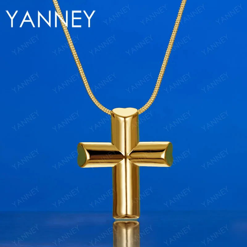 18K Gold Plated 16-30 Inch Delicate Glossy Cross Pendant Necklace, Fashionable Women's Jewelry, Wedding Accessory
18K Gold Plated 16-30 Inch Delicate Glossy Cross Pendant Necklace, Fashionable Women's Jewelry, Wedding Accessory