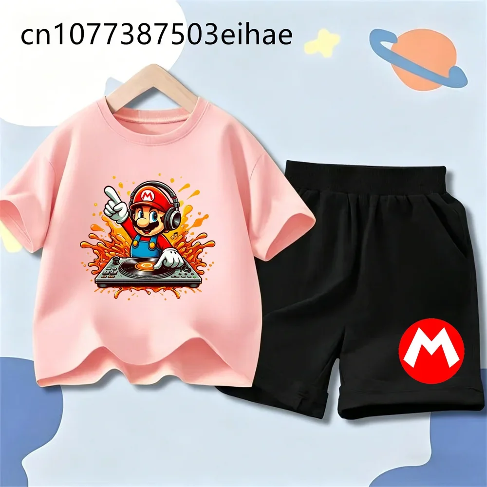 2026 New 3-12 Years Old Toddler Summer Two-Piece Set Super Mario Pattern T-Shirt & Casual Shorts Casual Sport Children Outfit
2026 New 3-12 Years Old Toddler Summer Two-Piece Set Super Mario Pattern T-Shirt & Casual Shorts Casual Sport Children Outfit