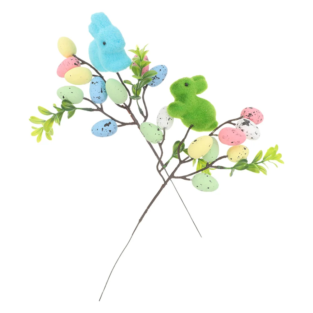 2Pcs Cute Easter Egg Stems Soft Flocked Decorative Eggs for Bouquet Centerpiece Table Arrangement Easter Party Supplies Ornament
2Pcs Cute Easter Egg Stems Soft Flocked Decorative Eggs for Bouquet Centerpiece Table Arrangement Easter Party Supplies Ornament