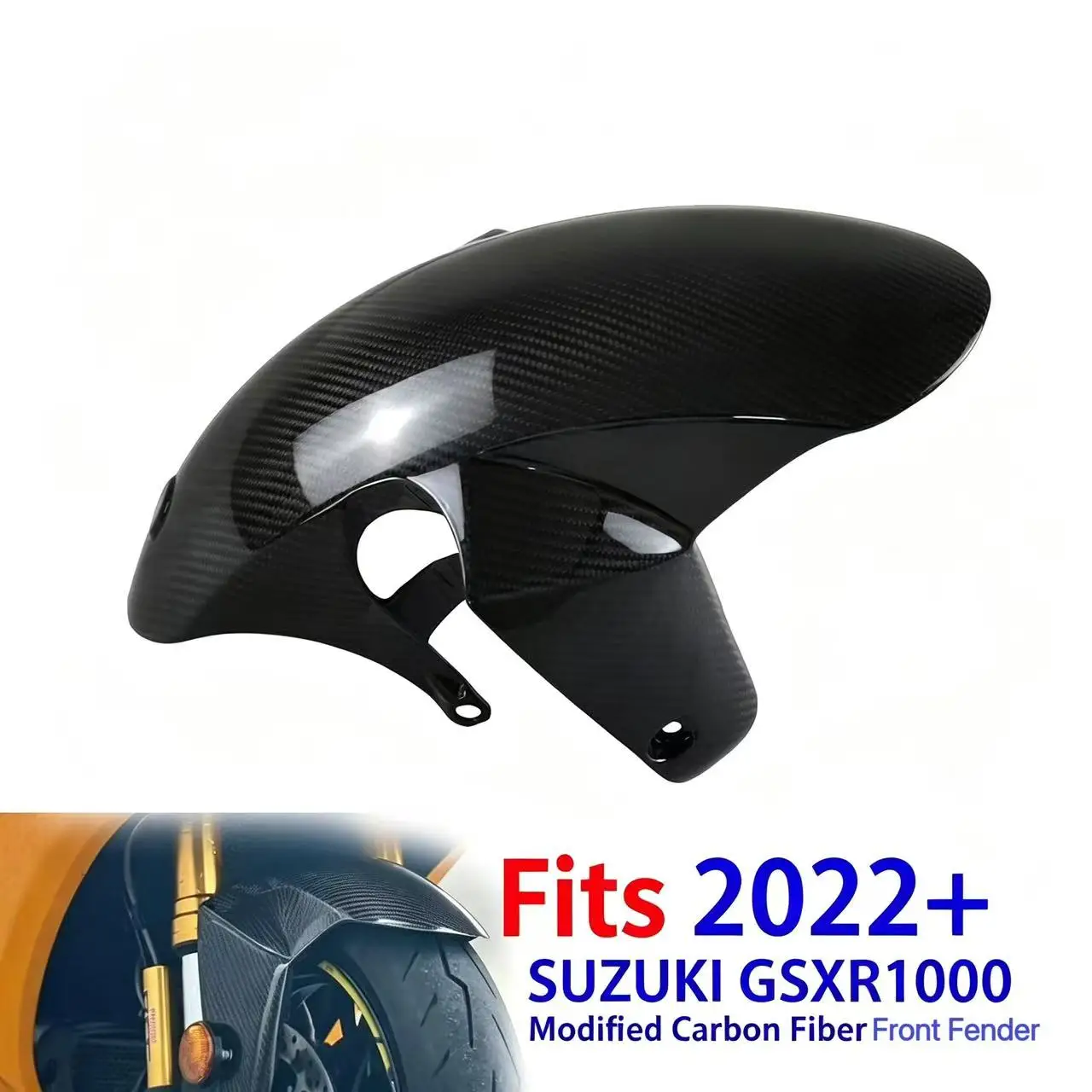 Suitable for Suzuki GSXR1000R 2022+ motorcycle carbon fiber modified fairing housing full vehicle accessories mudguard
Suitable for Suzuki GSXR1000R 2022+ motorcycle carbon fiber modified fairing housing full vehicle accessories mudguard