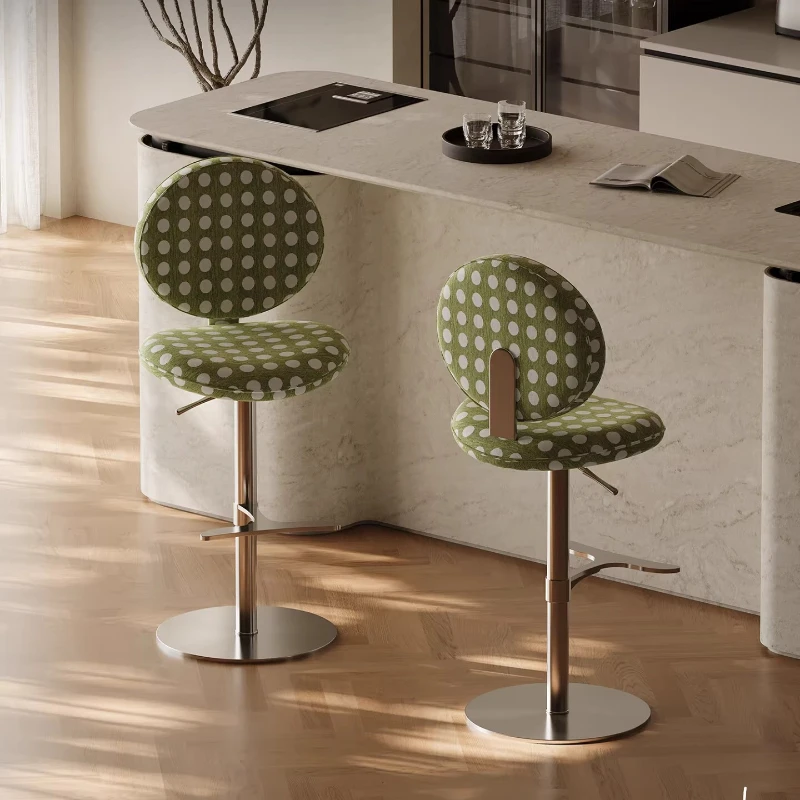Wabi bar chair, designer liftable rotating island chair
Wabi bar chair, designer liftable rotating island chair