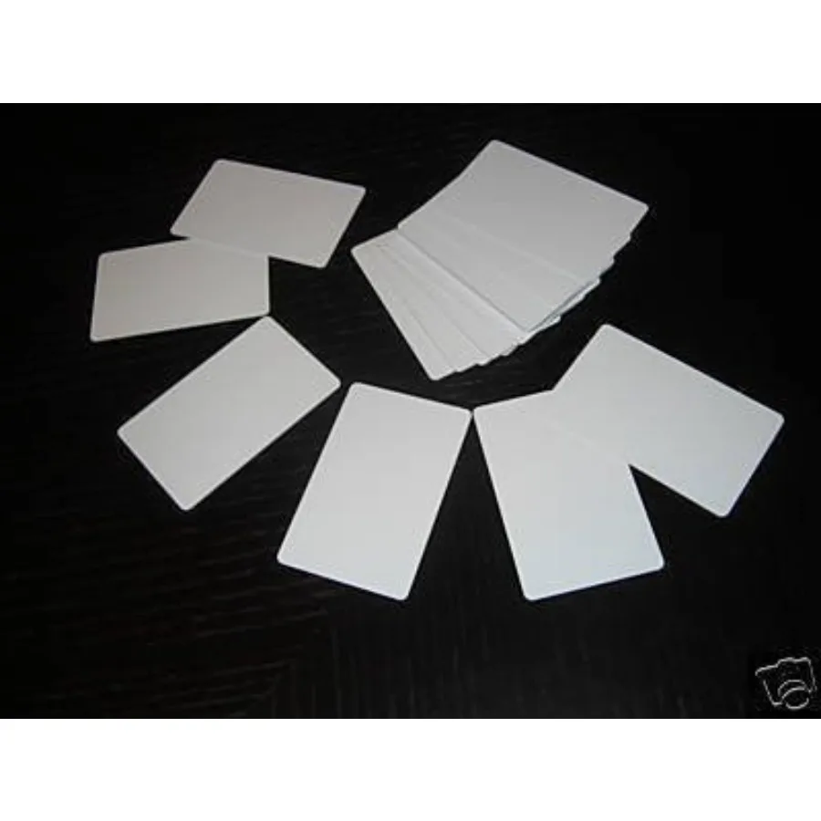 1000 CR80 30Mil White PVC Plastic Credit, Gift, Photo ID Cards
1000 CR80 30Mil White PVC Plastic Credit, Gift, Photo ID Cards