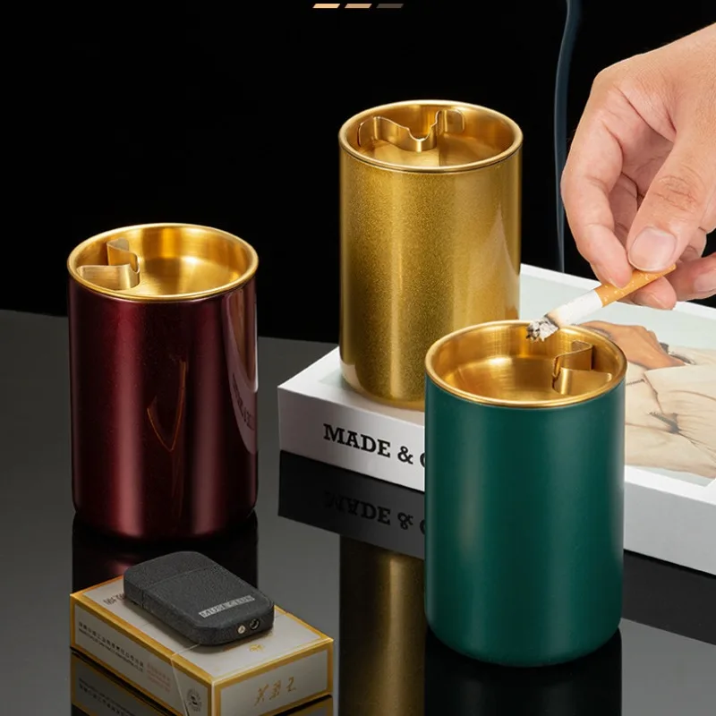 Detachable Metal Stainless Steel Ashtray Creative Funnel Windproof Car Ashtray Cup Living Room Anti-fly Ash Office Home Decor
Detachable Metal Stainless Steel Ashtray Creative Funnel Windproof Car Ashtray Cup Living Room Anti-fly Ash Office Home Decor