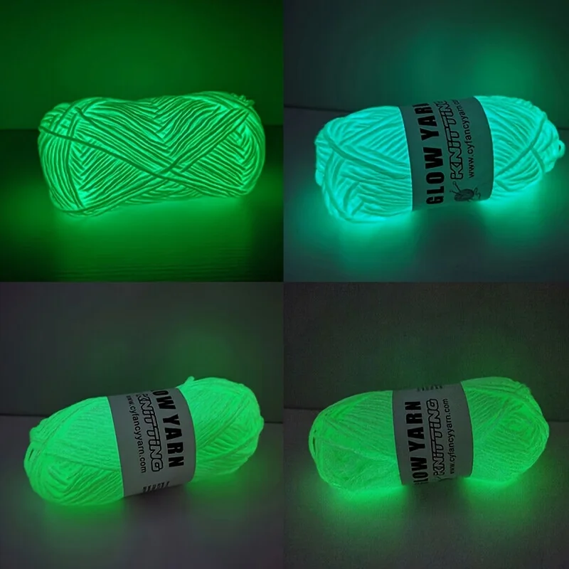 1pc Glow In The Dark Yarn, DIY Knitting Yarn, Yarn For Beginners, Knitting & Crochet Supplies
1pc Glow In The Dark Yarn, DIY Knitting Yarn, Yarn For Beginners, Knitting & Crochet Supplies