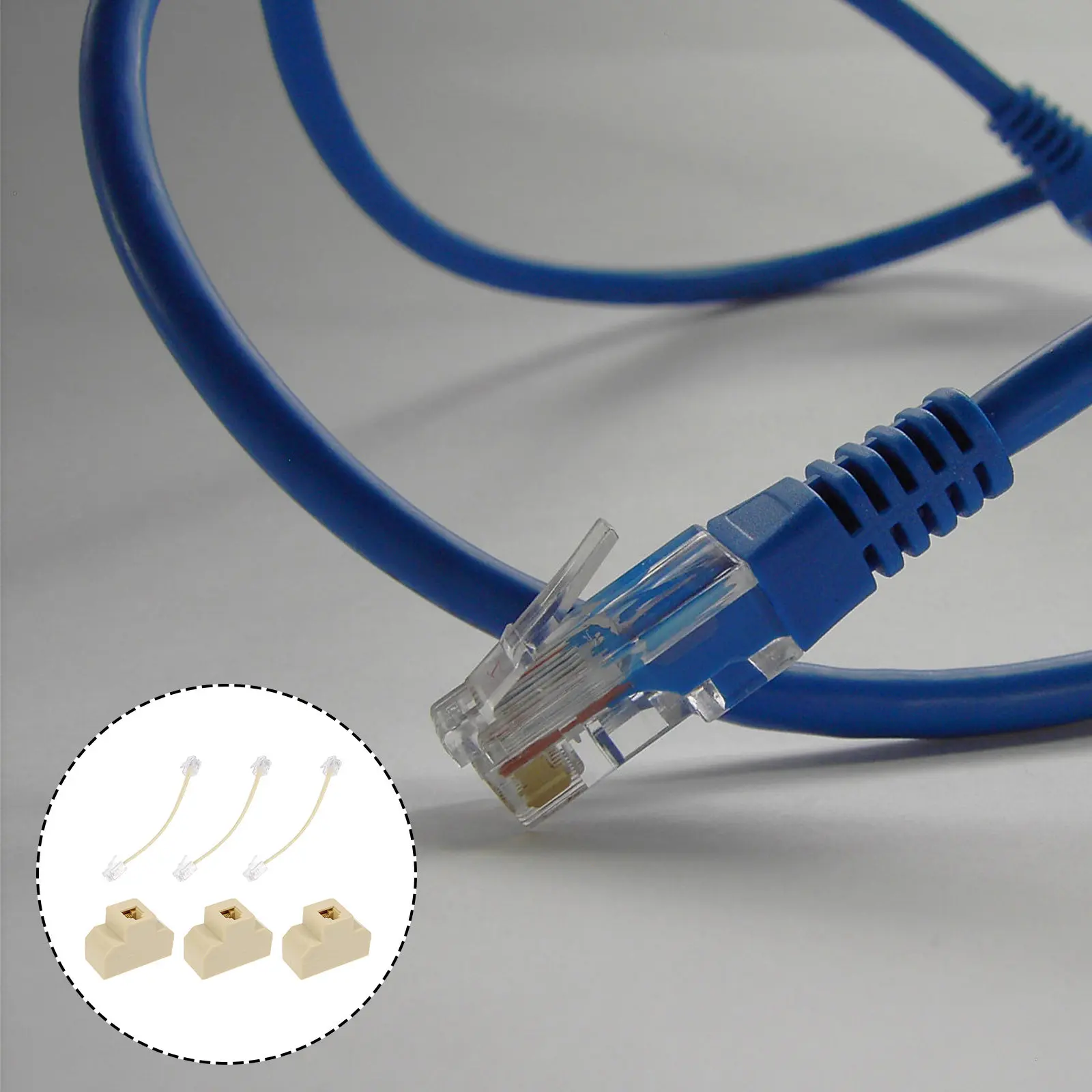 4Pcs Telephone Junction Box ABS Plastic 1 Female to 3 Female Connector Phone Splitter for Home Office Landline Cable Extension
4Pcs Telephone Junction Box ABS Plastic 1 Female to 3 Female Connector Phone Splitter for Home Office Landline Cable Extension