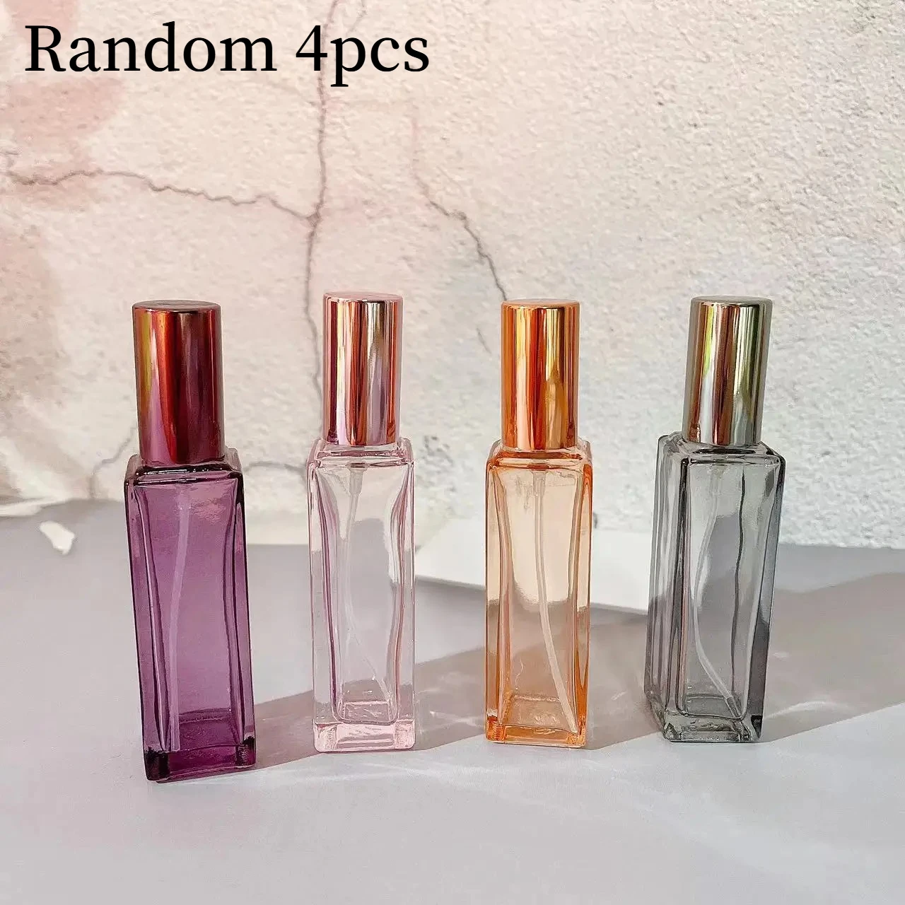Random 4pcs 20ml Refillable Perfume Bottle Portable Glass Spray Bottle Travel Empty Cosmetics Liquid Container Mini Atomizer Dis
Random 4pcs 20ml Refillable Perfume Bottle Portable Glass Spray Bottle Travel Empty Cosmetics Liquid Container Mini Atomizer Dis