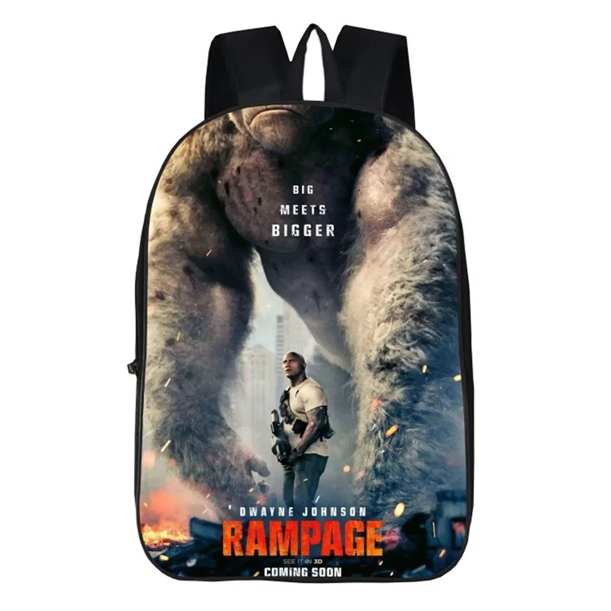 Novelty Rampage Classic Backpack Lightweight Student Bookbag Durable Travel Knapsack for Kids
Novelty Rampage Classic Backpack Lightweight Student Bookbag Durable Travel Knapsack for Kids