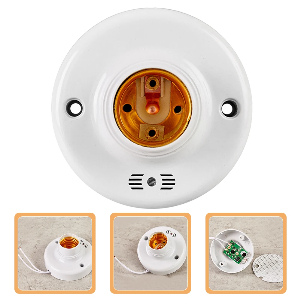 Control Induction Lamp Holder E27 Light Bulb Socket Automatic Light Base For Home Office Restaurant Durable Safe
Control Induction Lamp Holder E27 Light Bulb Socket Automatic Light Base For Home Office Restaurant Durable Safe