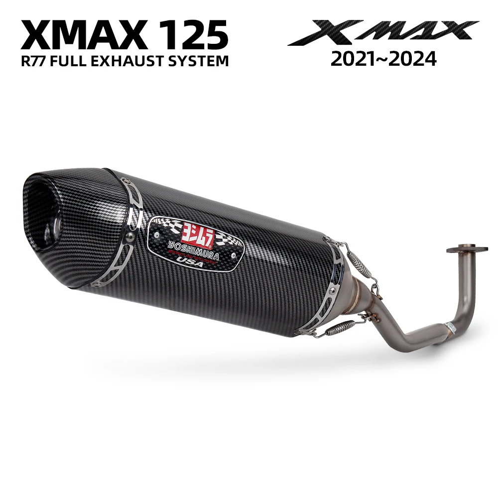 Slip On For Xmax 125 XMAX125 2021-2024 Motorcycle Exhaust Full System Modify Front Link Pipe Connect Yoshimura R77 Muffler Tube
Slip On For Xmax 125 XMAX125 2021-2024 Motorcycle Exhaust Full System Modify Front Link Pipe Connect Yoshimura R77 Muffler Tube