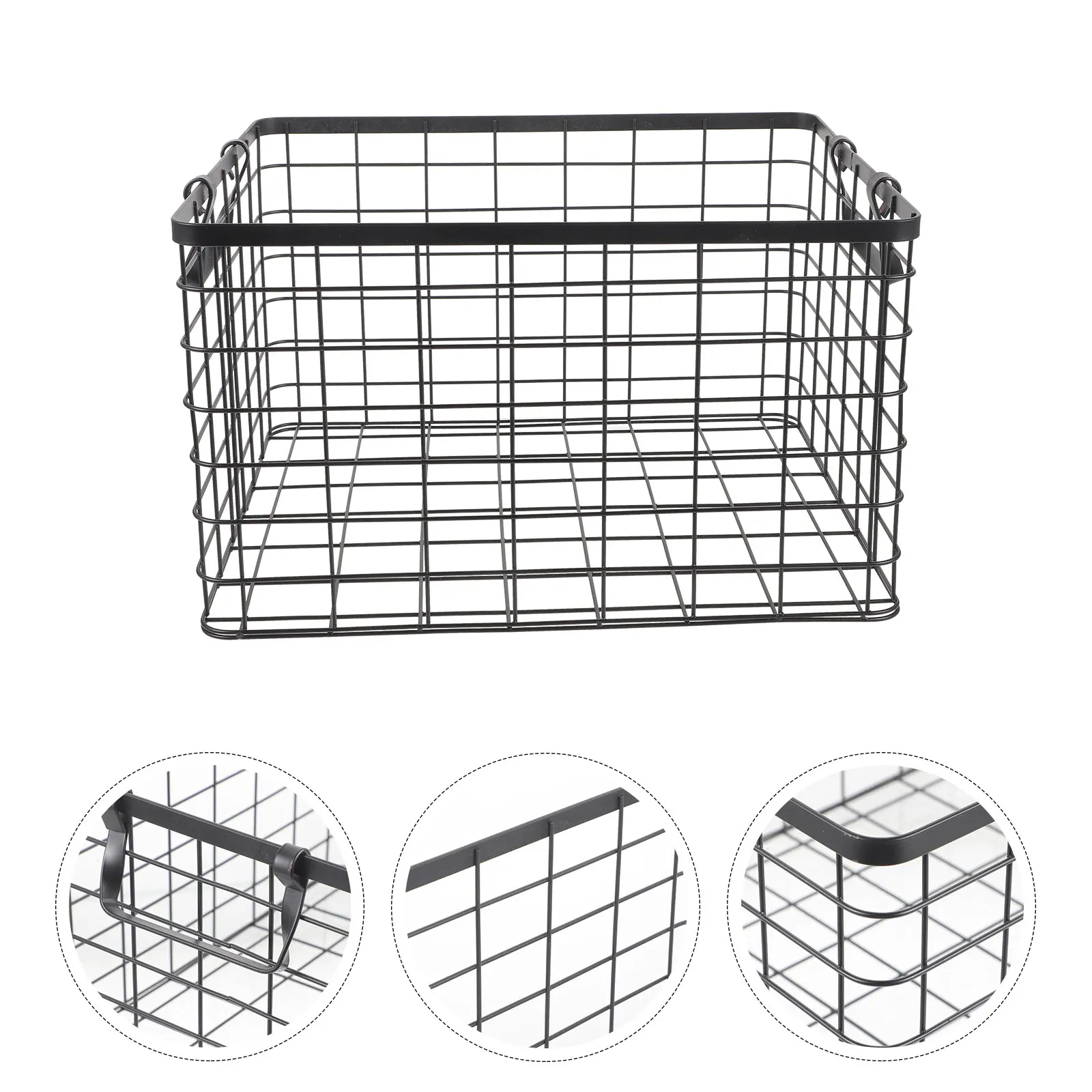 Wrought Iron Firewood Basket Large Capacity Outdoor Fireplace Storage Bin Foldable Handle Metal Wire Organizer
Wrought Iron Firewood Basket Large Capacity Outdoor Fireplace Storage Bin Foldable Handle Metal Wire Organizer