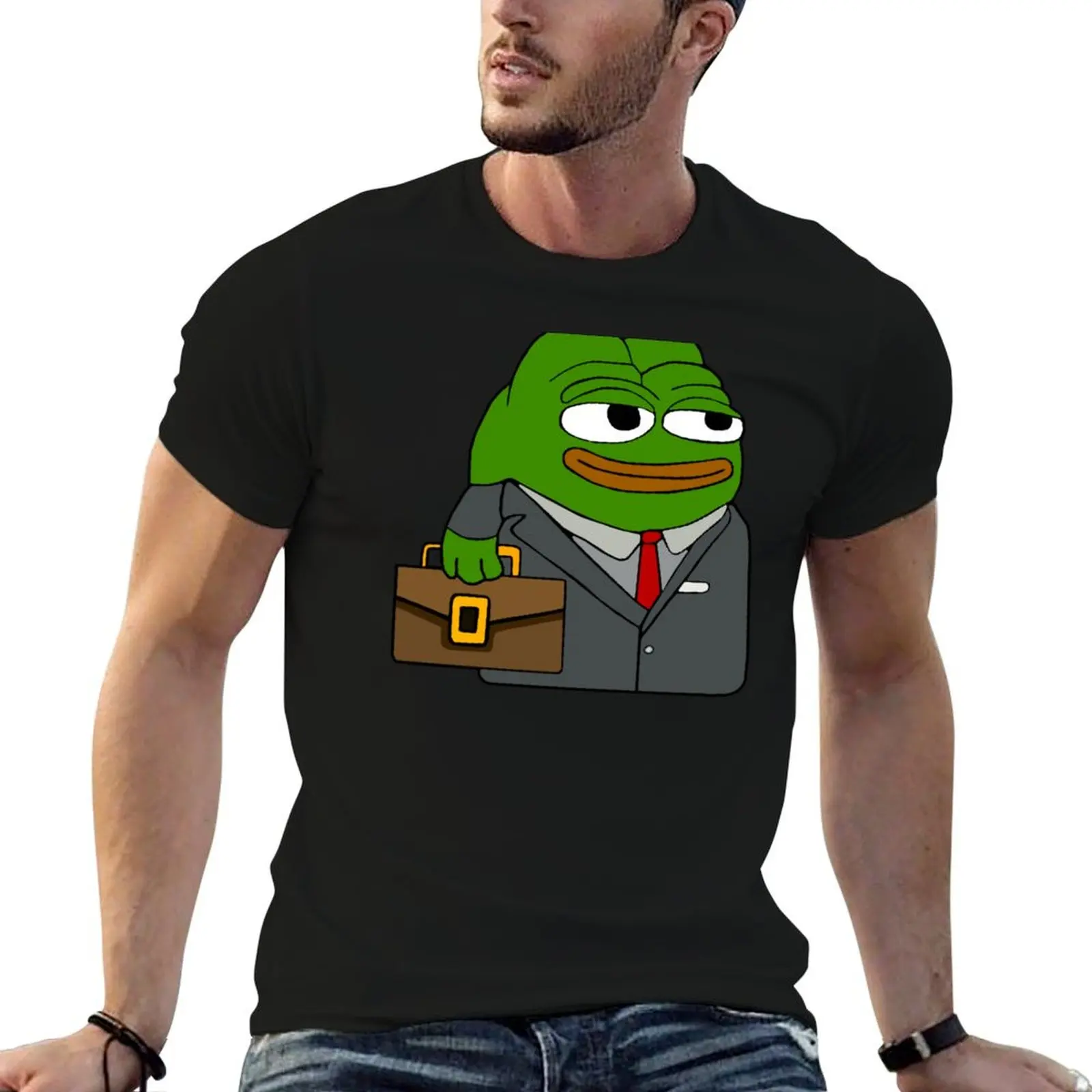 Rare Pepe Distinguished Businessman T-Shirt t shirt man luxury t shirts for man slim fit T-Shirt
Rare Pepe Distinguished Businessman T-Shirt t shirt man luxury t shirts for man slim fit T-Shirt