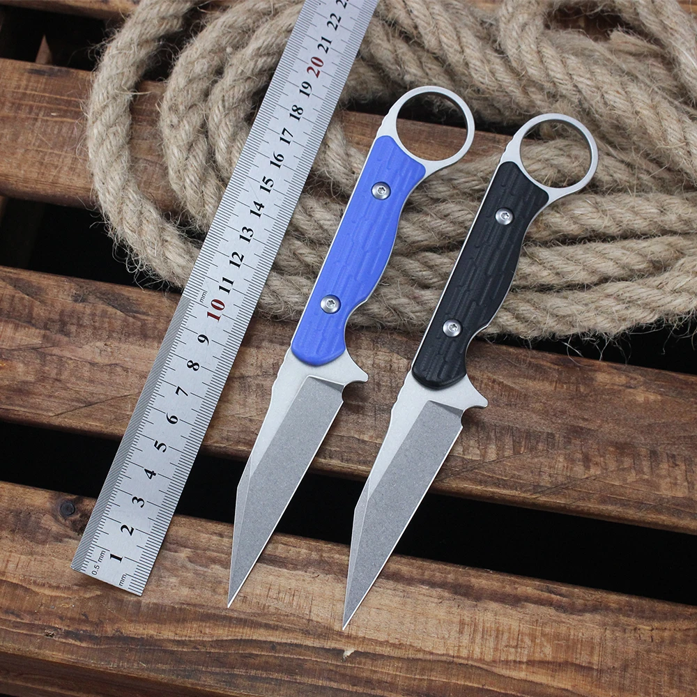 Professional Military Hunting Knives G10 Handle Outdoor Tactical 14C28CN Steel Fixed Blade Knife EDC Small straight knives tools
Professional Military Hunting Knives G10 Handle Outdoor Tactical 14C28CN Steel Fixed Blade Knife EDC Small straight knives tools