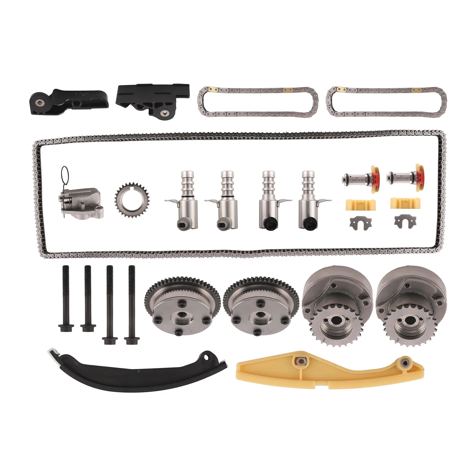 Timing Chain Kit & VVT Solenoid FOR EXPEDITION EXPLORER FORD EDGE 3.5/ 3.7L
Timing Chain Kit & VVT Solenoid FOR EXPEDITION EXPLORER FORD EDGE 3.5/ 3.7L