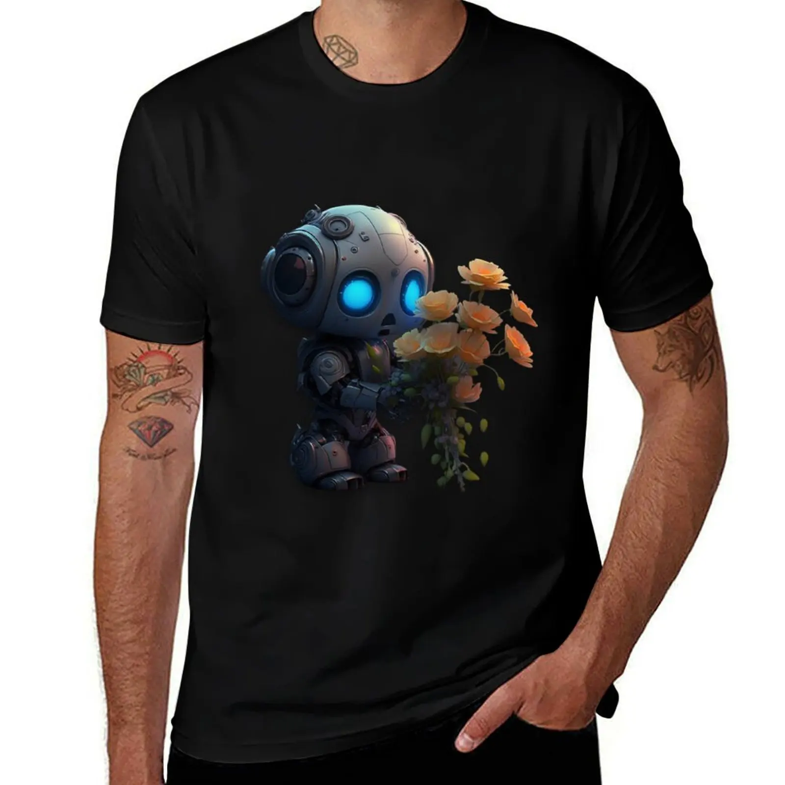 little robot T-Shirt fashion shirts luxury designer graphic t shirt vintage plain men t shirts
little robot T-Shirt fashion shirts luxury designer graphic t shirt vintage plain men t shirts