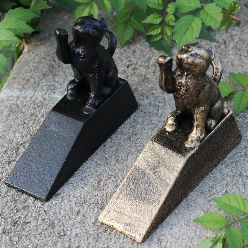 Cast Iron Art Garden Decoration Windproof Cartoon Anti-collision Wedge Creative Door Stop Door Plug Stopper Hole Free
Cast Iron Art Garden Decoration Windproof Cartoon Anti-collision Wedge Creative Door Stop Door Plug Stopper Hole Free