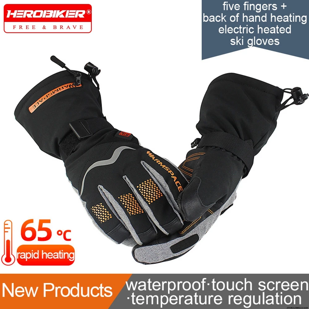 Heated Motorcycle Gloves Electric Rechargeable Battery Heat Gloves Waterproof Skiing Heating Gloves for Snowboarding Cycling
Heated Motorcycle Gloves Electric Rechargeable Battery Heat Gloves Waterproof Skiing Heating Gloves for Snowboarding Cycling