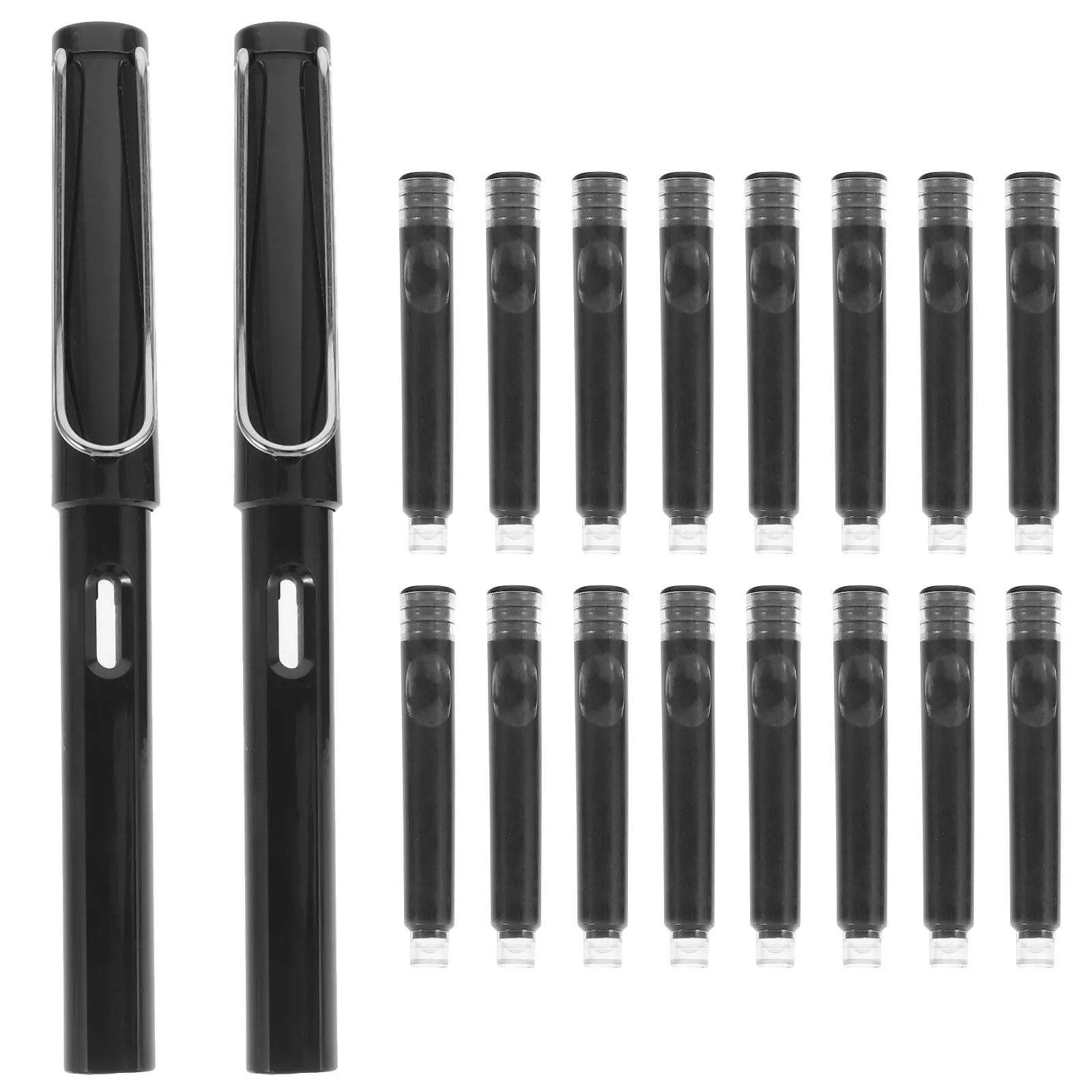 1Set Fountain Pen Sturdy ABS Carbon Mini Portable Pocket Writing Pen Comfortable Grip for School Home Business Exam Sign Use
1Set Fountain Pen Sturdy ABS Carbon Mini Portable Pocket Writing Pen Comfortable Grip for School Home Business Exam Sign Use