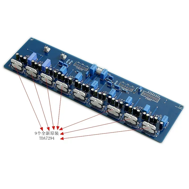 NEW TDA7294 7.1 160W+80W*7 High-power 8 Channel Audio Amplifier Board
NEW TDA7294 7.1 160W+80W*7 High-power 8 Channel Audio Amplifier Board
