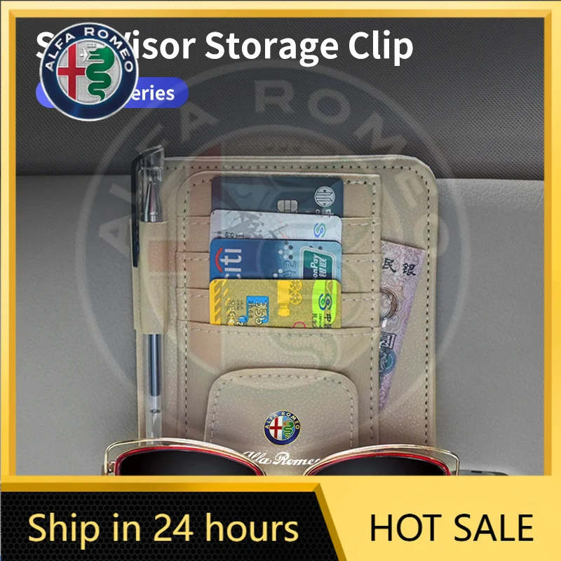 Car Sun Visor Card Holder Multi-Slot For Alfa Romeo Giulietta 159 147 156 166 Mito Giulia GT Stelvio Tonale
Car Sun Visor Card Holder Multi-Slot For Alfa Romeo Giulietta 159 147 156 166 Mito Giulia GT Stelvio Tonale